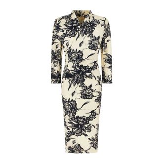 La Petite Robe Di Chiara Boni Sts763V1 Midi Jurk - Dames - Jurken - Veelkleurig - Maat: M