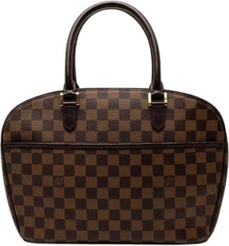 Louis Vuitton Pre-owned Sarria Horizontal Handbag - Dames - Vintage Handtas - Bruin - ONE Size - Leer - Vintage