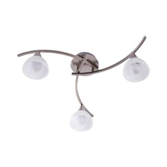 Lindby L&aacute;mpara De Techo della En Gris Vidrio - Lindby