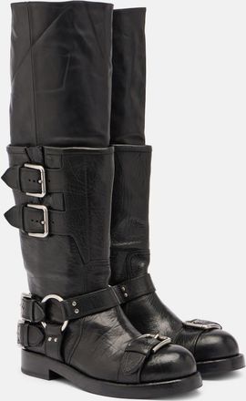 Dolce & Gabbana Leather knee-high boots