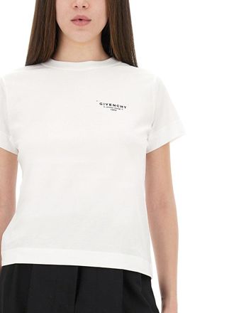 Givenchy Logo Cotton T-Shirt - White