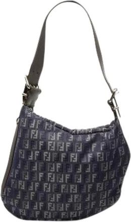 Fendi Pre-owned Oyster Bag - - Pre-owned - Donna - Blu - ONE SIZE