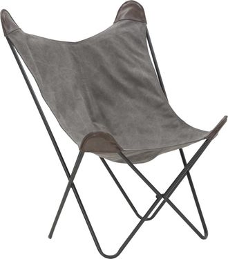 Mauro Ferretti Silla moderna en tela marrón cm 74x71x103