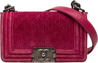 Chanel Pre-owned Boy Flap Shoulder Bag - Dames - Vintage Schoudertas - Roze - ONE Size - Vintage