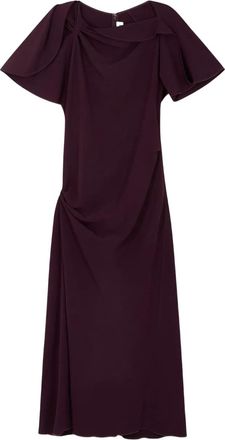 Victoria Beckham Maxi-jurk met kapmouwen - Rood