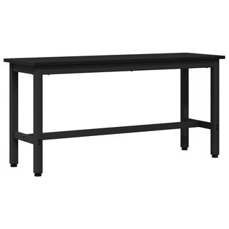 vidaXL Banca De Comedor Roble Negro 100 X 32,5 X 48,5 Cm Vidaxl