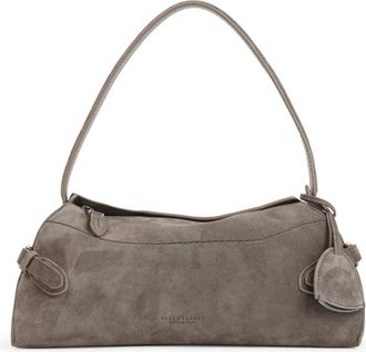 Ralph Lauren Borsa a spalla in camoscio - - Bags - Donna - Beige - ONE SIZE