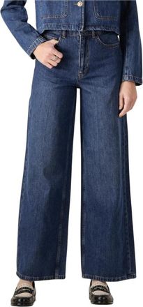 Vanessa Bruno Blauwe Bilbao Jeans voor Vrouwen - Dames - Loose Fit Jeans - Blauw - 2XS - Jeans