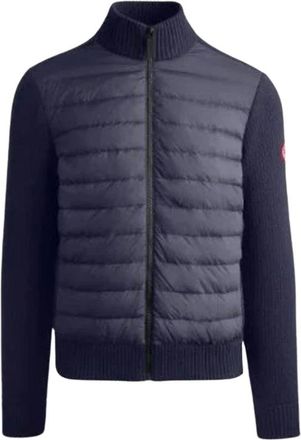Canada Goose Heren, Jassen, Blauw, Maat: 2XL Wol