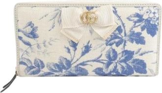 Gucci Pre-owned Wallets, female, Multicolor, Size: ONE SIZE Pre-owned Vintage Cotton Wallet