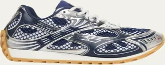 Bottega Veneta Mens Orbit Technical Fishnet Sneakers