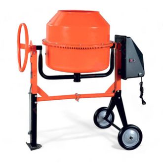 No Brand No Brand - Betoniera elettrica mixer cemento 180 lt potenza 900 watt