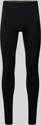 Schiesser Stoffhose mit elastischem Bund in Black, Größe XXL