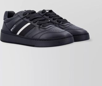 Bally rebby sneakers with rubber sole and perforated toe