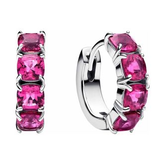 Pandora Oorbellen - Dames - Oorbellen - Roze - ONE Size - Accessoires