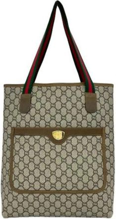 Gucci Pre-owned Vintage Tote Bag - Dames - Vintage Shopper - Bruin - ONE Size - Leer - Vintage