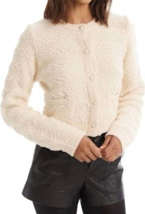 Allison New York Lucy Cardigan In White
