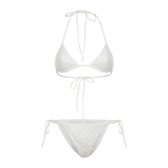 Missoni Bikinis, female, White, Size: S Embroidered and Lined Bikini