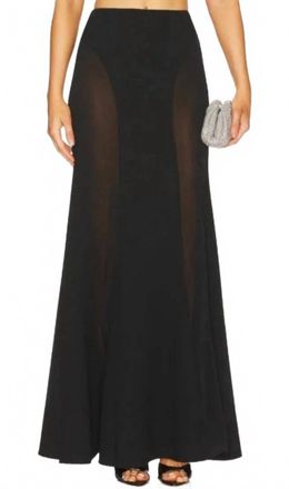 NBD Gisele Maxi Skirt In Black