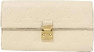 Louis Vuitton Pre-owned Wallets, female, Beige, Size: ONE SIZE Pre-owned Vintage Wallet