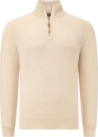 Boggi Milano half-zip sweater - men - Cashmere - L - Neutrals