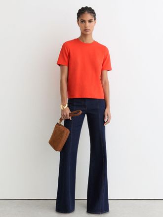 Reiss Coral Red T-shirt, S