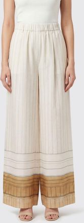 Alysi Pantaloni palazzo Alysi in seta a righe