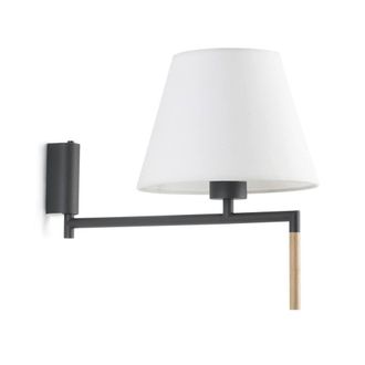 Netlighting Ron Wall Light with Shade Grey E27