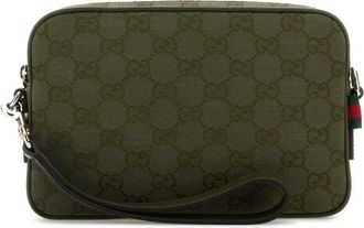 Gucci Green GG Canvas Small Crossbody