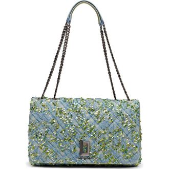 Karl Lagerfeld Lafayette Shoulder in Blue Aura Sequin at Nordstrom