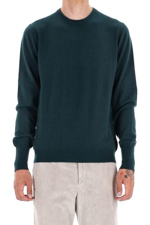 Drumohr Solid Color Pure Cashmere Crewneck Sweater