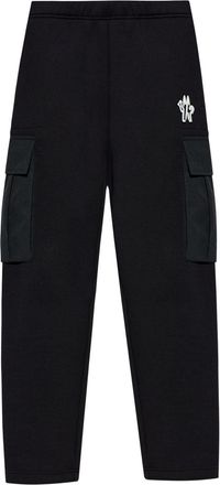 Moncler Pantaloni sportivi con applicazione - Nero