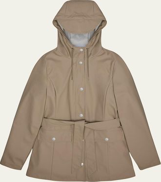 Rains Curve Hooded Waterproof Jacket