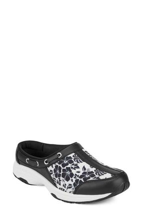 Easy Spirit Travelport Clog in Black at Nordstrom, Size 10.5