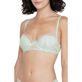 Skarlett Blue Minx Underwire Balconette T-Shirt Bra in Blue/orchd at Nordstrom Rack, Size 30Ddd