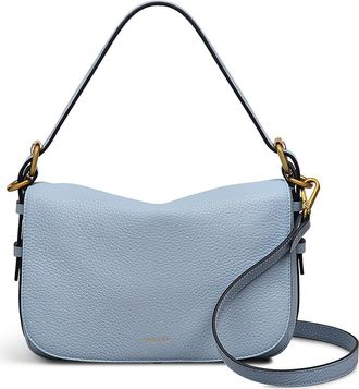 Radley London Grafton Street Small Flapover Crossbody Bag in Smoke Blue at Nordstrom