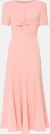 Roland Mouret Twisted cady midi dress