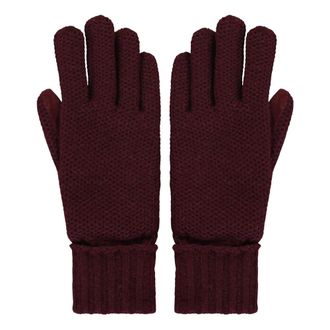 Moorer Guanto Knit Suede - Dames - Accessoires - Rood - Maat: 8 IN Su&egrave;de