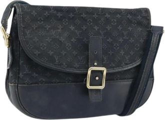 Louis Vuitton Pre-owned Cross Body Bags, female, Black, Size: ONE SIZE Pre-owned Vintage Monogram Mini Canvas Shoulder Bag