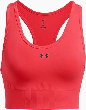 Under Armour Womens Vanish Longline Sports Bra - Red - Size: 10 s