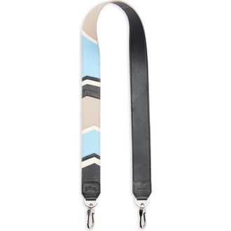 Longchamp Le Pliage Cuir Shoulder Strap in Aqua at Nordstrom Rack
