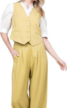 Suncoo Gina Vest In Olive