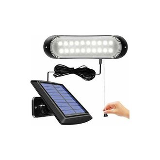 OEM L&aacute;mpara Solar Con Sensor De Movimiento Y 20 Led, Desmontable Con Cable De 5 M, Resistente Al Agua Para Interiores Y Exteriores Con Interruptor De Cord