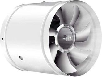 OEM Ventilador Extractor Bidireccional, Mini Ventilador Extractor, 195 Mm De Di&aacute;metro, 150 Mm De Longitud, Blanco