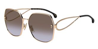 Etro 0071/F/S Asian Fit 000/QR Womens Sunglasses Gold Size 62