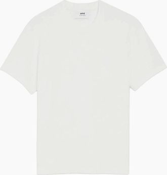 Ami Mens Ami Paris De Coeur T-shirt in White - Size: 38