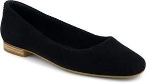 Toms Briella Ballet Flat in Black Suede at Nordstrom Rack, Size 7