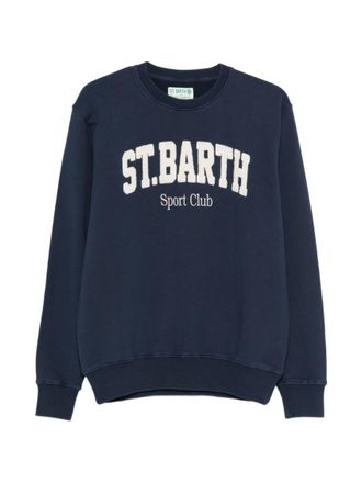 MC2 Saint Barth Blue Cotton Regular Fit Sweatshirt