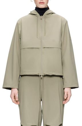 Rains Suva Hardshell Rain Jacket in Beige at Nordstrom, Size X-Small