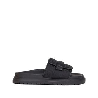 Fendi Sliders, male, Black, Size: 10 US Chunky Slides